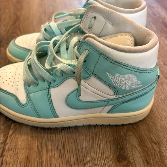 Jordan Shoes - Air Jordan Sneakers - Aqua and White